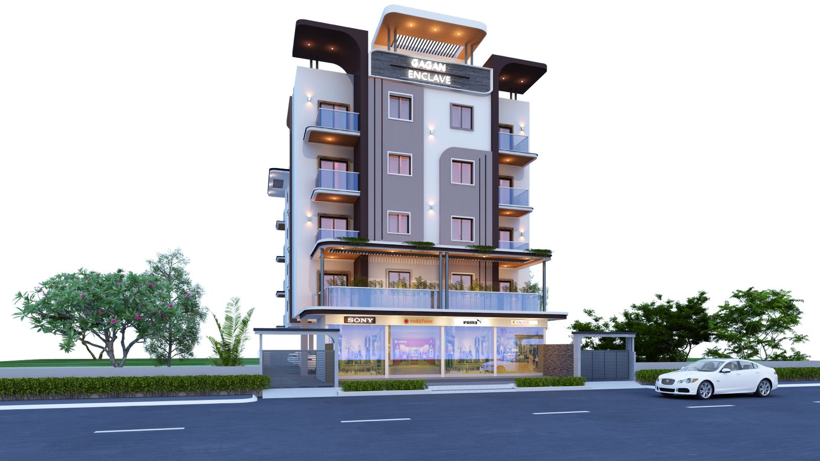 Gagan Enclave elevation